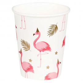 Pappersmuggar Flamingos 10-pack