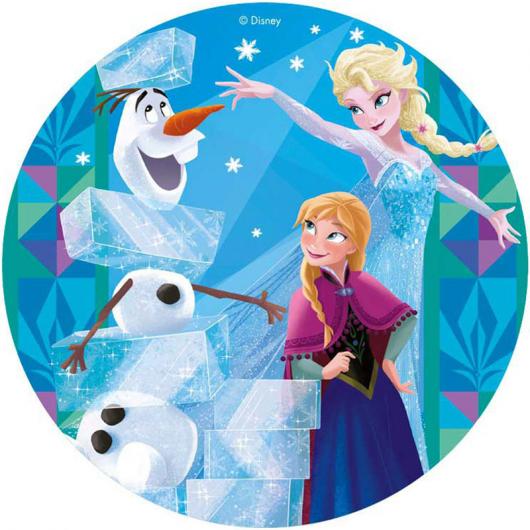 Frost Tårtbild Elsa och Anna B