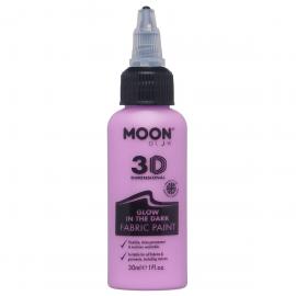 Moon Glow Självlysande Textilfärg Lila 30 ml