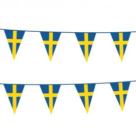Flaggirlang Svenska Flaggan 10m
