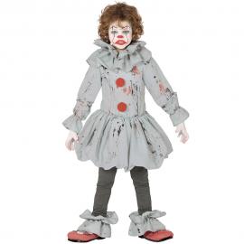 IT Pennywise Maskeraddräkt Barn 7-9 år