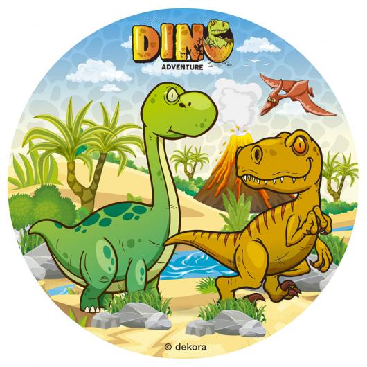 Dinosaurie Tårtoblat A 16 cm