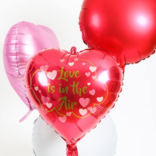Folieballong Hjärta Love Is In The Air