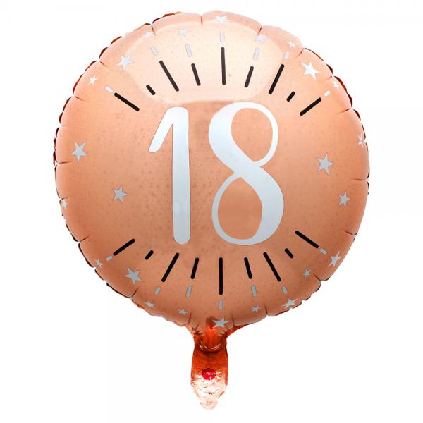 18 rs Folieballong Birthday Party Roseguld