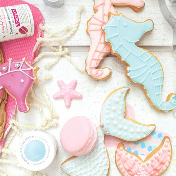 Pulverfrg Set Mermaid ScrapCooking