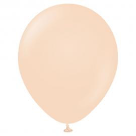 Beige Stora Standard Latexballonger Blush 25-pack