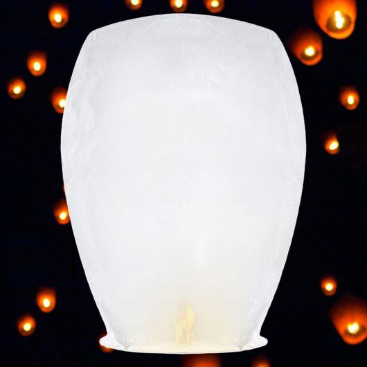 Khom Loy Svvande Lykta Liten Vit