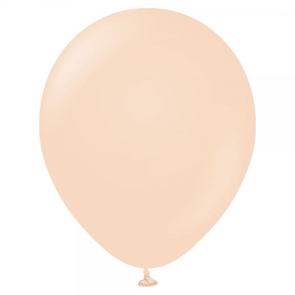 Beige Stora Standard Latexballonger Blush