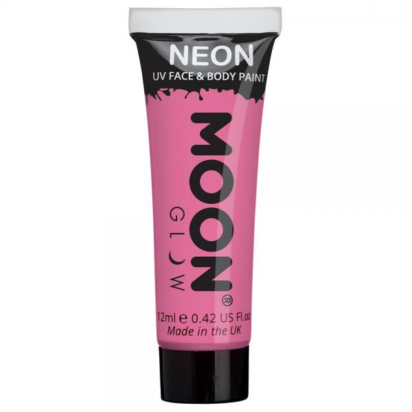 Moon Glow Pastell Neon UV Kropp- & Ansiktsfrg Pastell Rosa