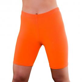 80-tals Cykelbyxor Neon Orange Medium/Large