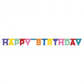 Happy Birthday Girlang Färg Mix
