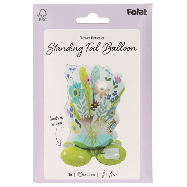 Stende Folieballong Blombukett