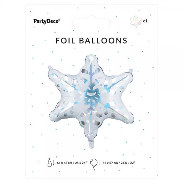Folieballong Holografisk Snflinga