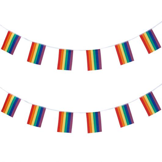 Prideflagga Girlang i Tyg