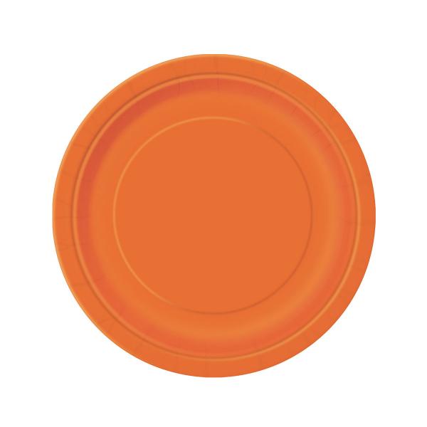 Desserttallrikar Orange 8-pack
