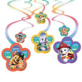 Paw Patrol Friends Swirl Dekorationer