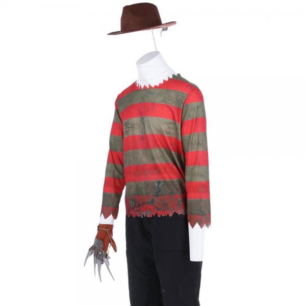 Freddy Krueger Trja med Hatt och Handske