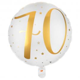 70 Års Folieballong Stjärnor