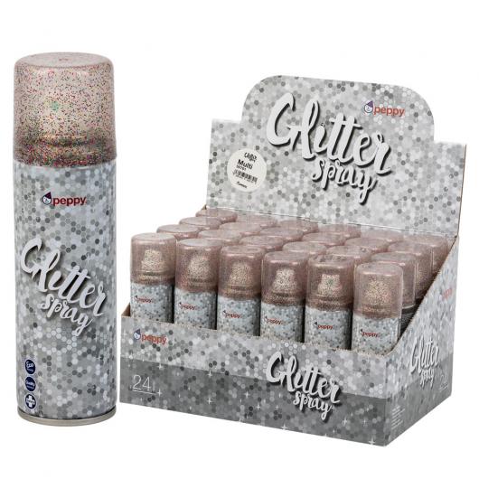Flerfrgad Glitter Hrspray