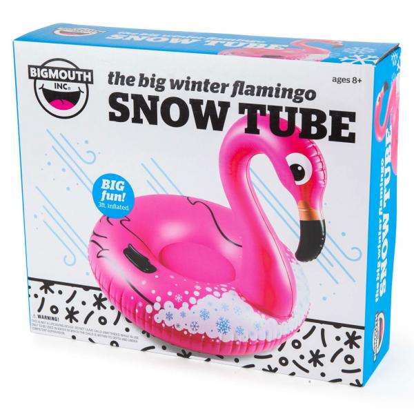 Snow Tube Winter Flamingo