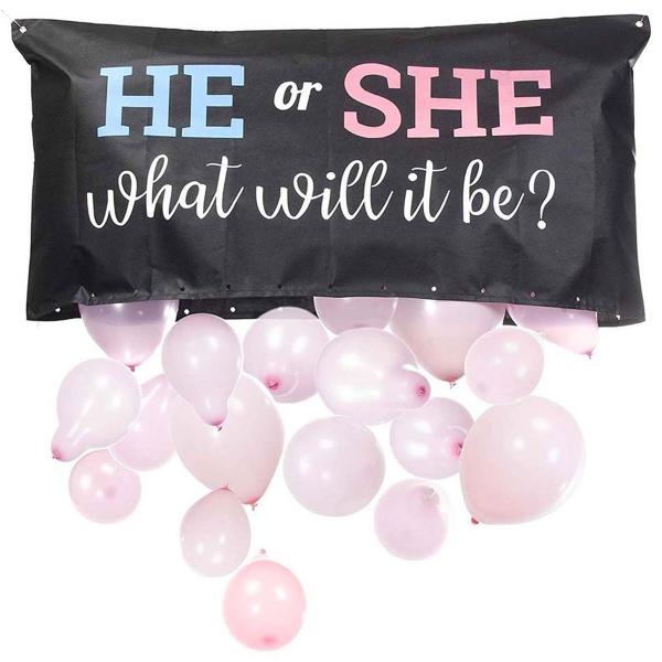 Vska med Ballonger Gender Reveal