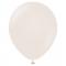 Beige Stora Standard Latexballonger White Sand
