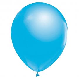 Latexballonger Metallic Ljusblå