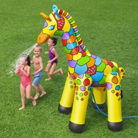 Uppblåsbar Vattenspridare Färgglad Giraff
