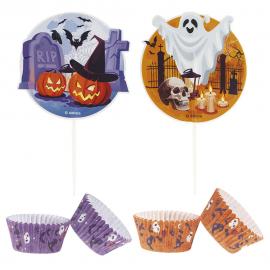 Halloween Cupcakes och Toppar Kit