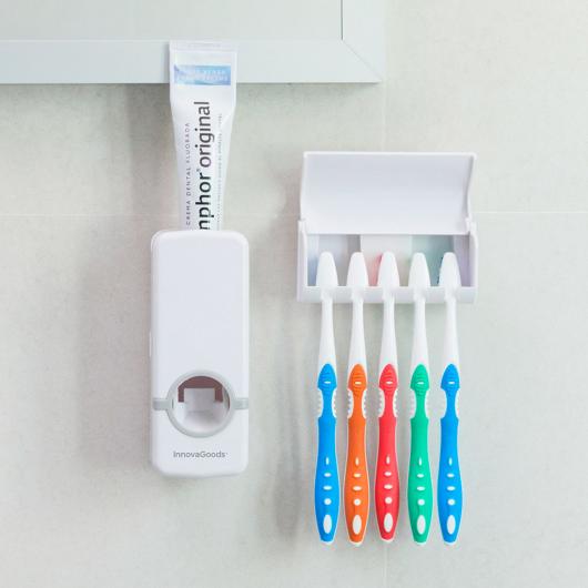 Tandkrmsdispenser och Tandborsthllare