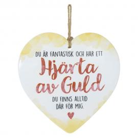 Hjärta av Guld Keramikhjärta