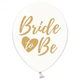 Bride To Be Latexballonger Guld
