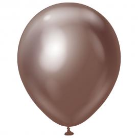 Premium Latexballonger Chrome Chocolate
