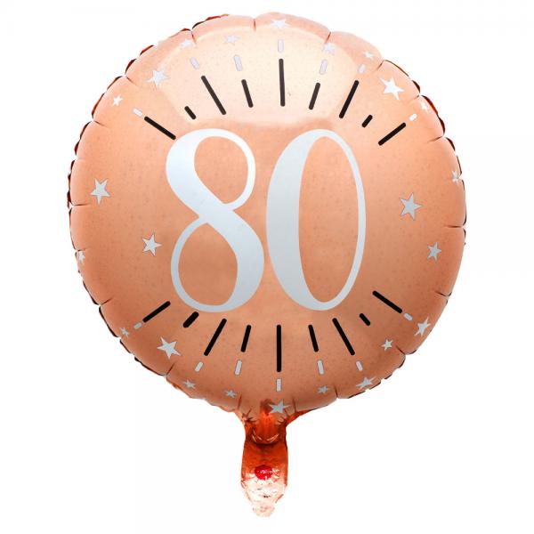 80 rs Folieballong Birthday Party Roseguld