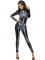 Svart Skelett Catsuit Maskeraddrkt