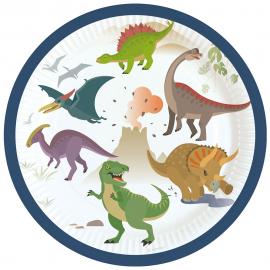 Happy Dinosaur Pappersasietter