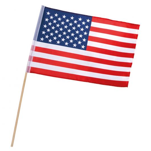 Amerikansk Flagga på Pinne
