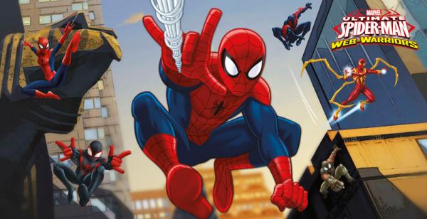 Ultimate Spider-Man Web Warriors Vggdekoration