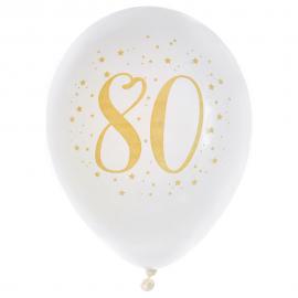 80 Års Ballonger Stjärnor