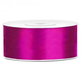 Satinband Fuchsia 25 mm