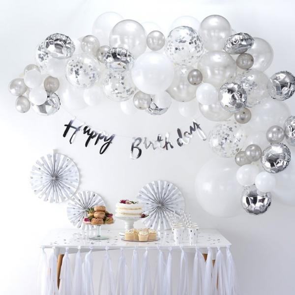 Ballongbge Kit Silver