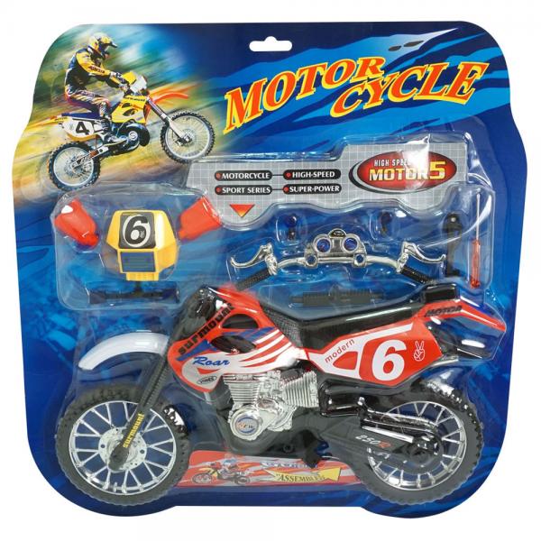 Bygg Ihop Motocross Leksak