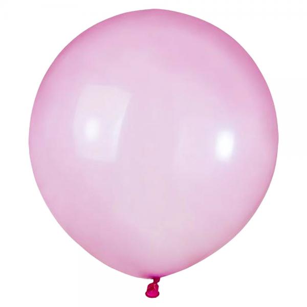 Stora Runda Rosa Rainbow Crystal Ballonger