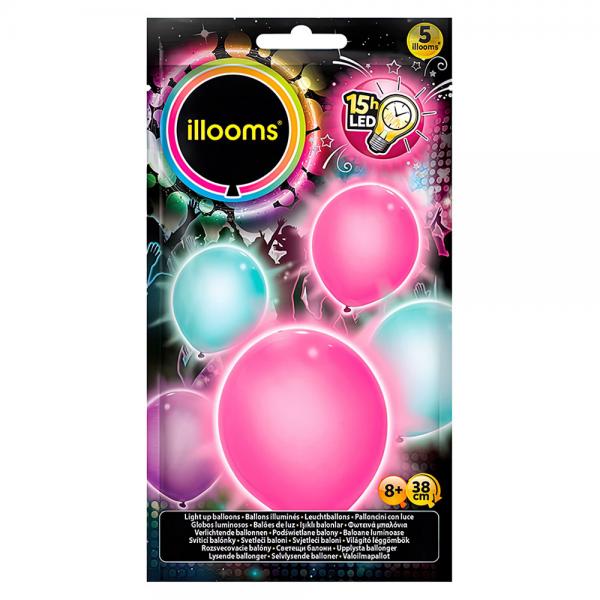 Illooms LED Ballonger Pastellmix