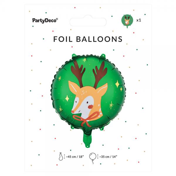 Rund Folieballong Ren