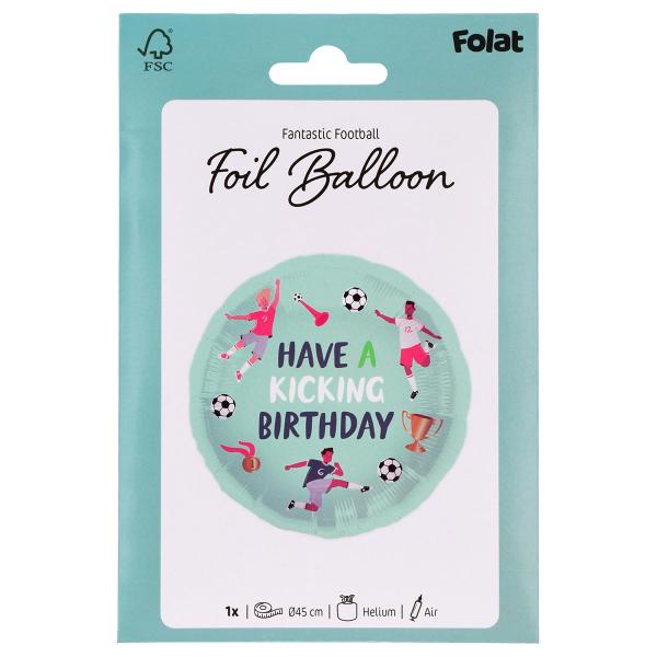 Folieballong Have A Kicking Birthday 45 cm