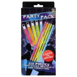 Glowsticks Partypack Armband & Halsband 110-pack