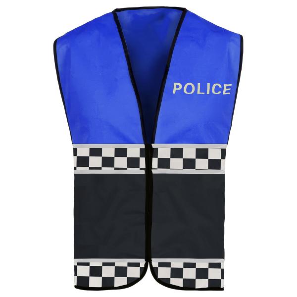 Polisväst Blå/Svart Barn