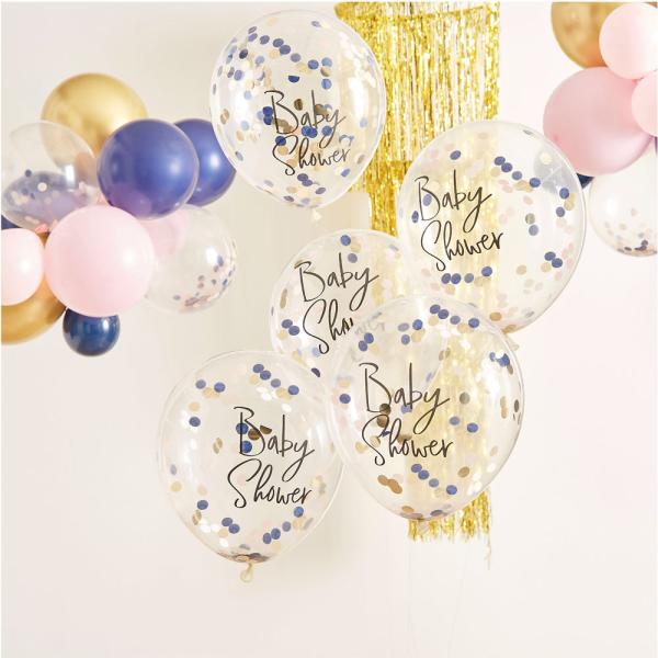 Baby Shower Konfettiballonger