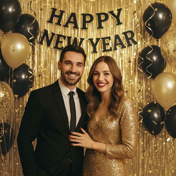 Dörrdraperi Matt Ljusguld